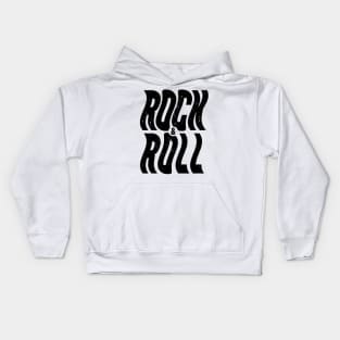 rock band style music Kids Hoodie